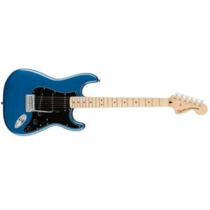 Squier Affinity Series Stratocaster, Maple Fingerboard, Black Pickguard, Lake Placid Blue