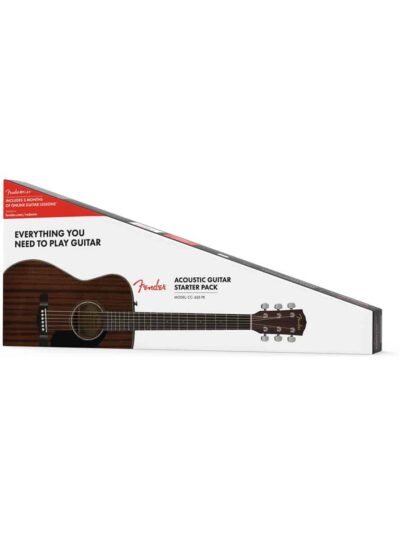 Fender CC-60S Concert Acoustic Guitar Pack V2 Mahogany