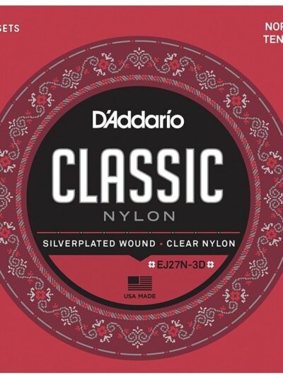 D'Addario EJ27N Classic Nylon - 3 Pack