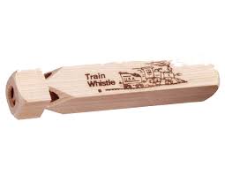 Wooden Train Whistle ED528