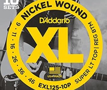 10 Pack D'Addario EXL125