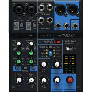YAMAHA MG06X D-PRE MIXER WITH EFFECTS