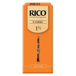 Rico Bb Clarinet Reeds #1.5 (25 Pack)