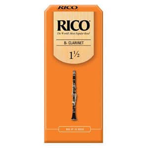 Rico Bb Clarinet Reeds #1.5 (25 Pack)