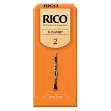Rico Bb Clarinet Reeds #2.0 (25 Pack)