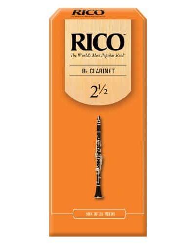 Rico Bb Clarinet Reeds #2.5 (25 Pack)