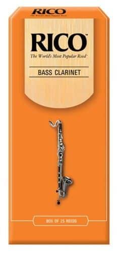 Rico Bass Clarinet Reeds #2.5 (25 Pack)
